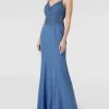 TROYDEN COLLECTION Abendkleid Mit Kontrastbesatz - Bleu -LAONA-shop acpkogpp99152d1i6l2ksci96h154hae6l5kok2d65b30kpm84s30e2f9184uj2a9gq3ghicad14elab9t3jedb261i38e356gsj6o9k6ss64e1n68qj2p9j6oojce1gccsmccg