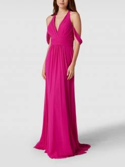 Vera Wang Bride Abendkleid In Maxilänge Mit V-Ausschnitt Modell 'Evelyne' - Fuchsia -LAONA-shop ad1kokqf998j8h2c8t8k8j1j9h9j2cif959l6i9h84sk2gpp753kkga16l5l4gakal752iiha54k6j248p3mccpjcgq34chi71j3ie1k6so3ce1jchgj4or368rj6e3461im2c8