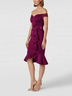 Lipsy Cocktailkleid In Wickel-Optik - Lila