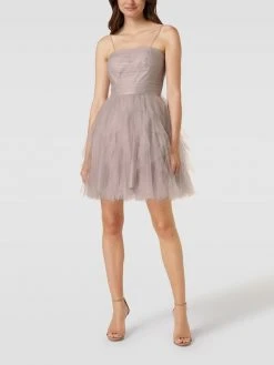 Laona Cocktailkleid In Layering-Optik - Flieder