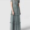 LACE & BEADS Abendkleid In Maxilänge Mit Paillettenbesatz - Mint
