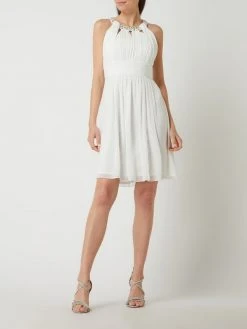 Jake*s Cocktail Cocktailkleid Mit Gelegten Falten - Ecru