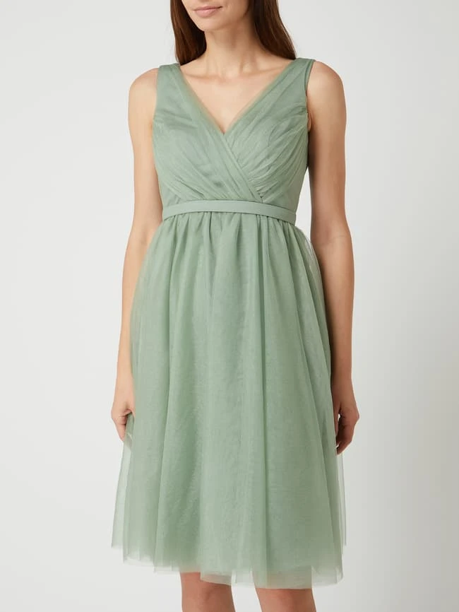 TROYDEN COLLECTION Cocktailkleid Aus Mesh - Mint 6 TROYDEN COLLECTION Cocktailkleid Aus Mesh - Mint – Bild 4