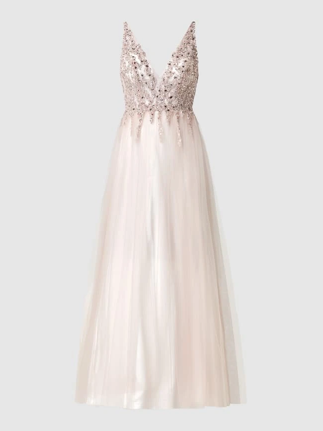 Mascara Abendkleid Mit Strasssteinen - Rosé 4 Mascara Abendkleid Mit Strasssteinen - Rosé – Bild 2