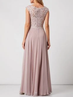 Luxuar Abendkleid Aus Mesh Und Chiffon - Taupe -LAONA-shop al4koi266d350ci99kqkmiq9856k4ghm6grj0jq898p3iiia9go3ili98t150j9n8l4lal2f68sj0gqf6go36d9p6sqm8c31cpi36dpk6gp32oj3cgoj0p9gcgr62c1n64o30p8