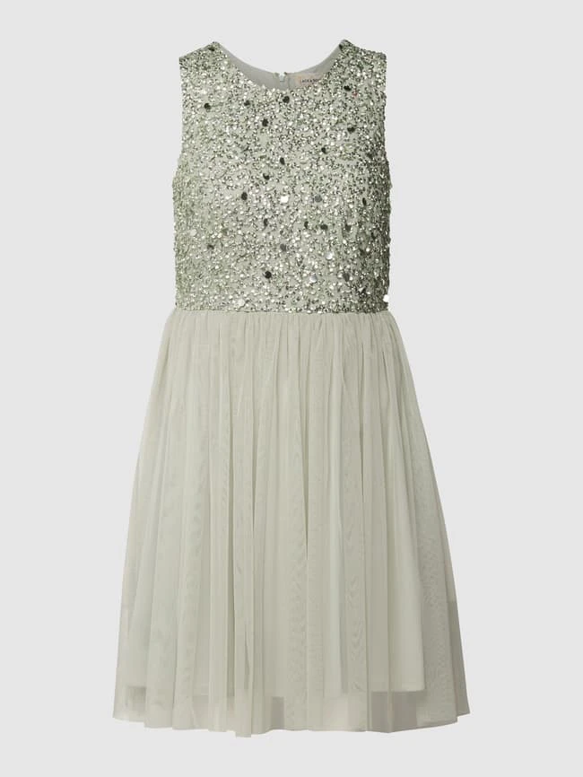 LACE & BEADS Cocktailkleid Mit Pailletten - Hellgrün 4 LACE & BEADS Cocktailkleid Mit Pailletten - Hellgrün – Bild 2