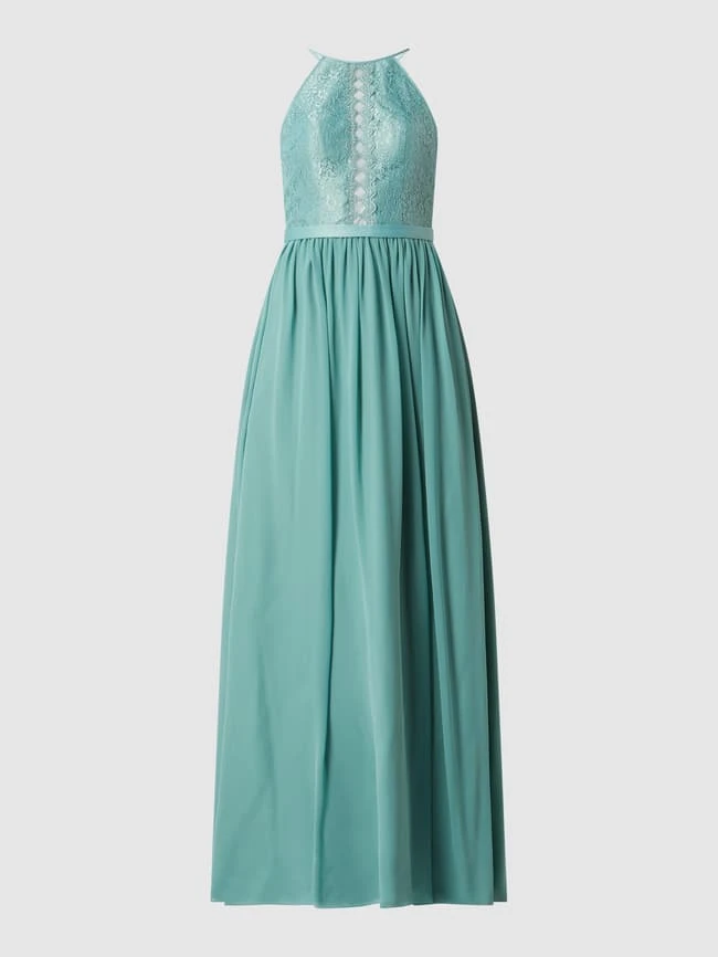 Luxuar Abendkleid Mit Wattierten Cups - Mint 4 Luxuar Abendkleid Mit Wattierten Cups - Mint – Bild 2