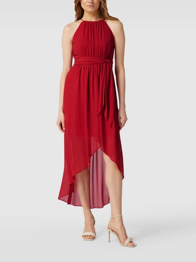 Jake*s Cocktail Cocktailkleid In Maxilänge Mit Taillengürtel - Pink 3 Jake*s Cocktail Cocktailkleid In Maxilänge Mit Taillengürtel - Pink